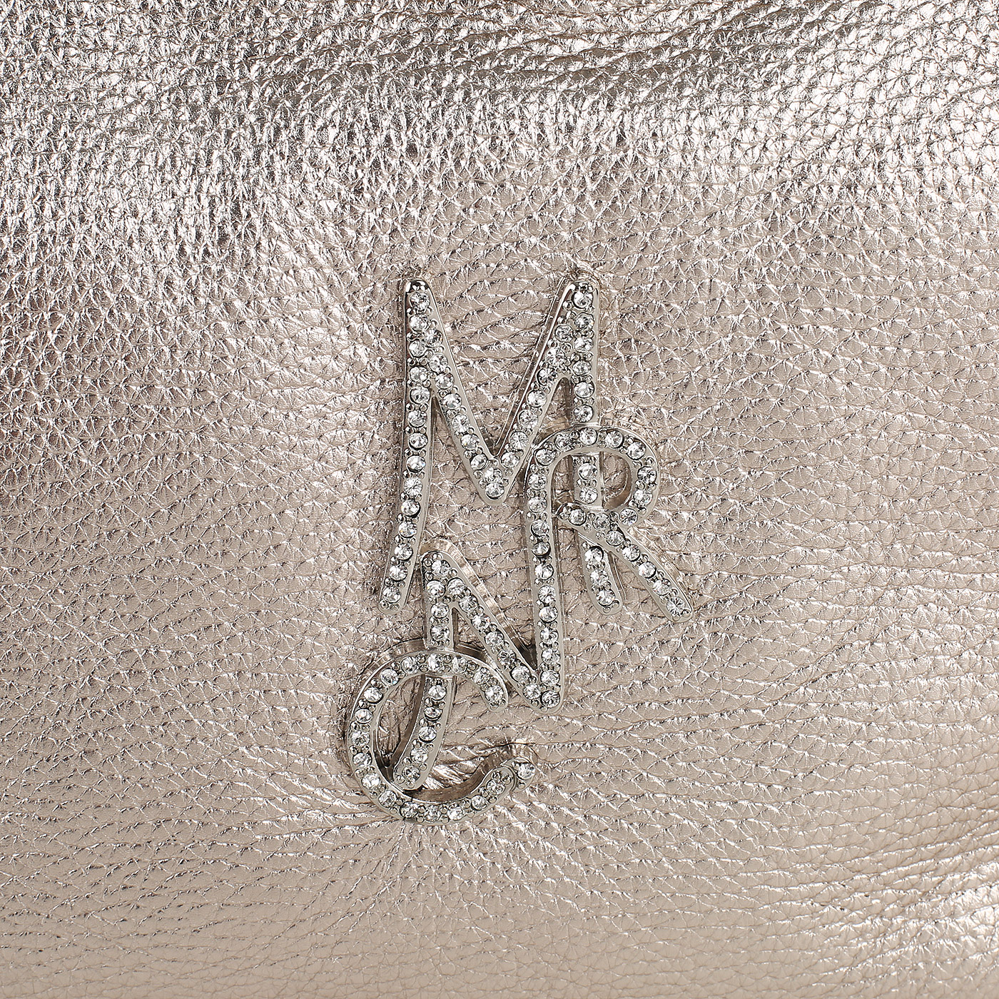 Кожаная сумка через плечо с цепочкой Marina Creazioni X968 STRASS