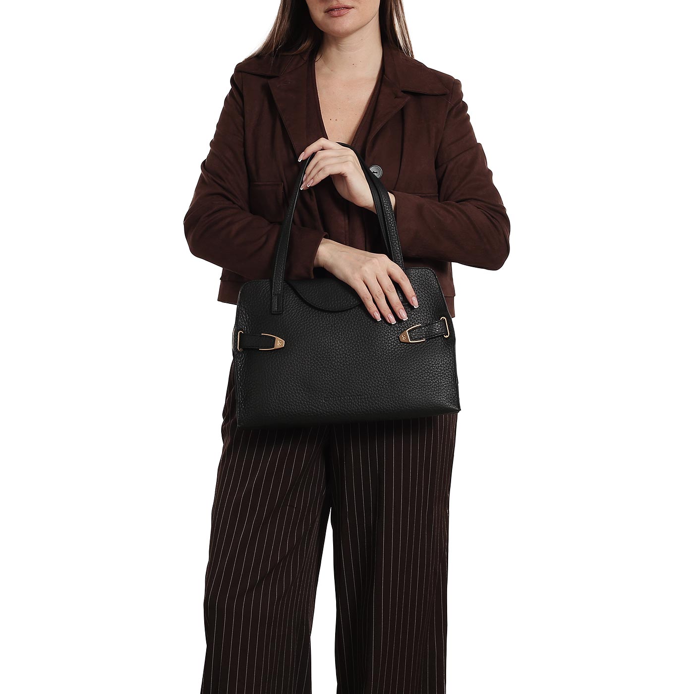 Кожаная сумка Carlo Salvatelli Carlotta Double