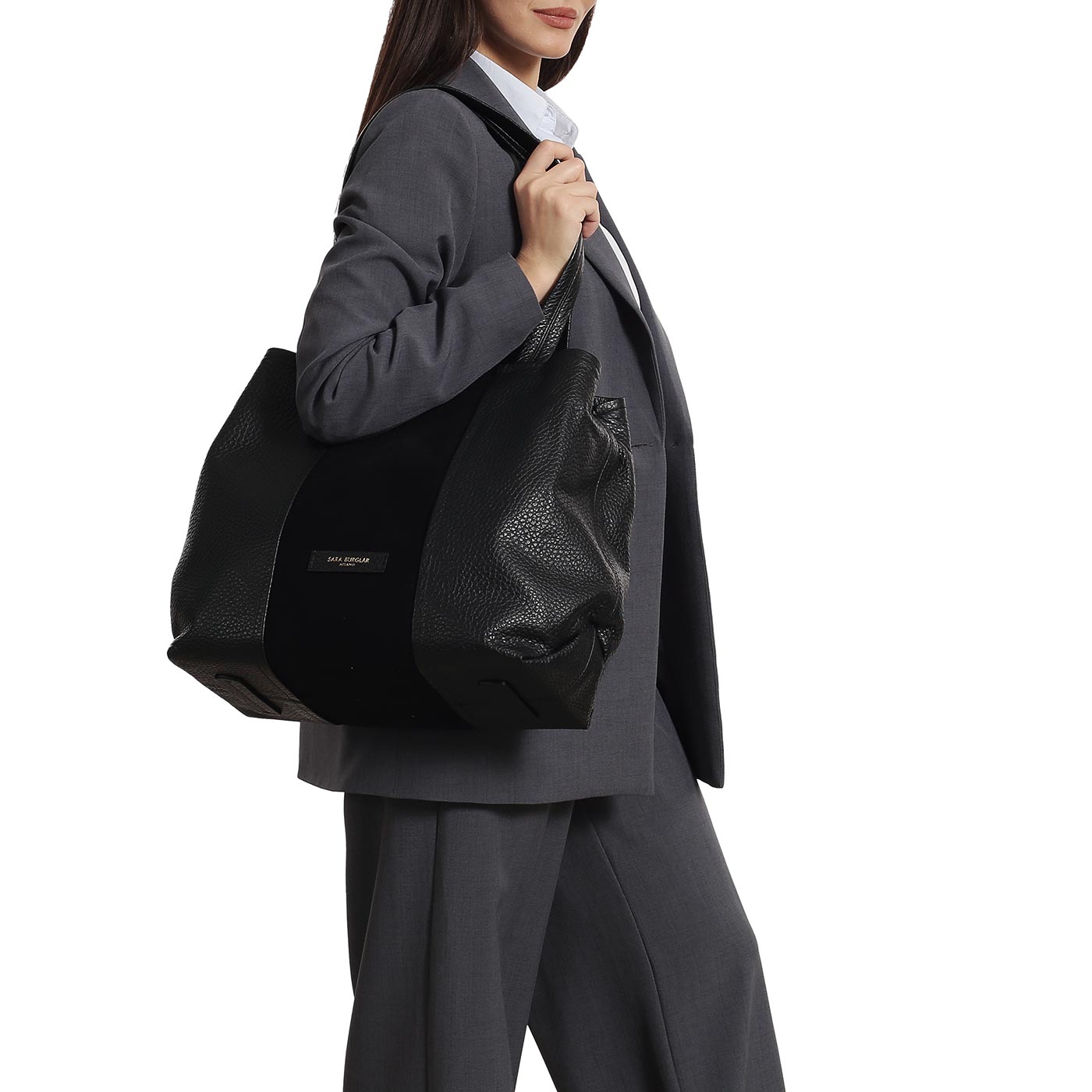 Кожаная сумка Sara Burglar Hellen Safari