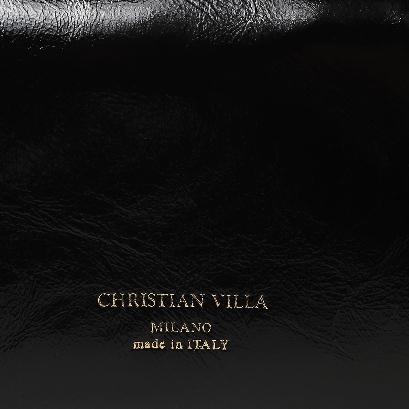 Кожаная сумка Christian Villa Athene Vernice