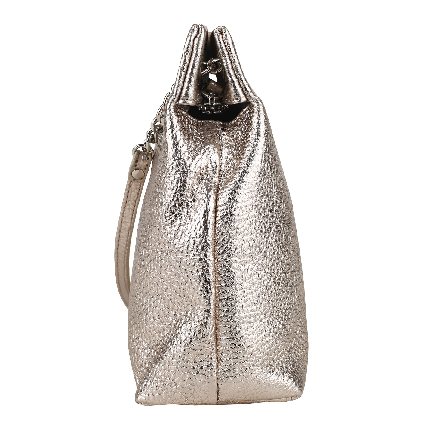 Кожаная сумка через плечо с цепочкой Marina Creazioni X968 STRASS