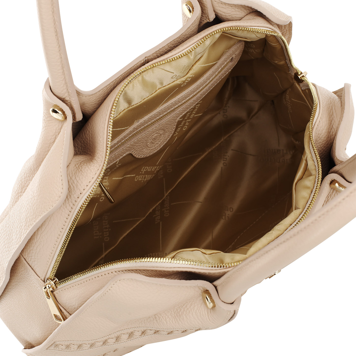 Мягкая кожаная сумка Valentino Orlandi Elsa