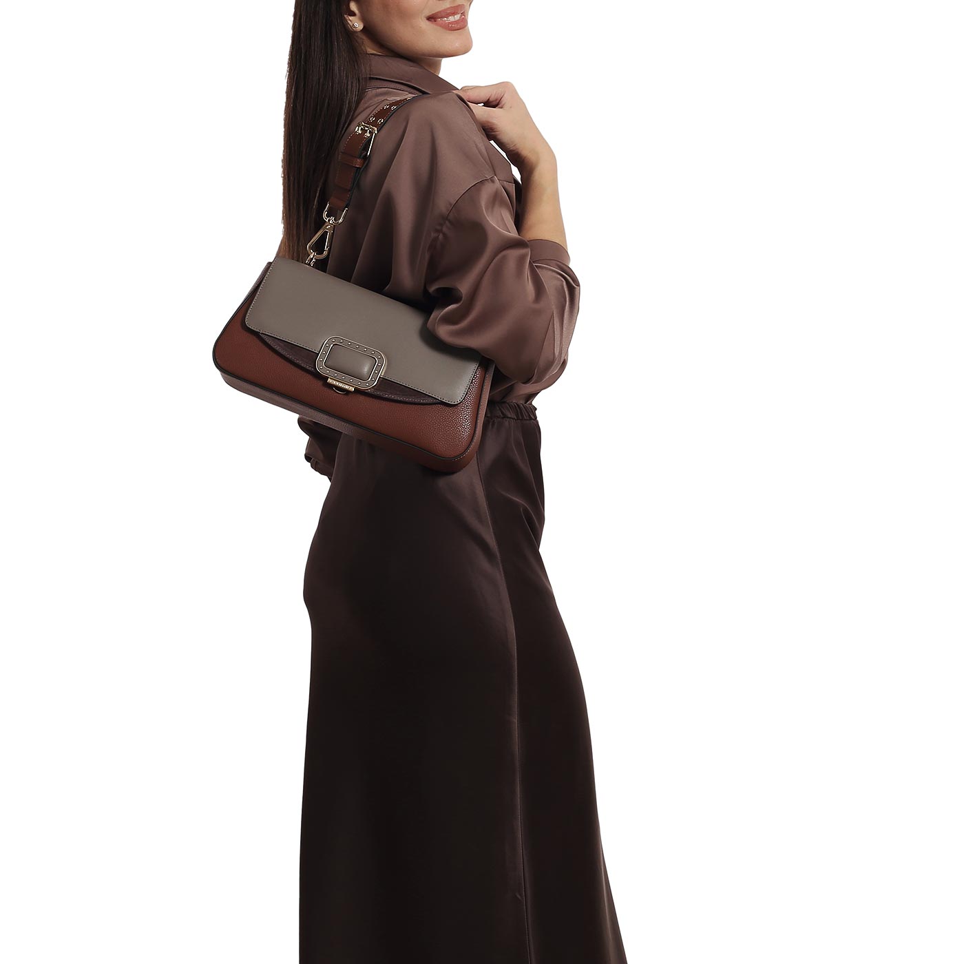 Кожаная сумка Cromia Grace