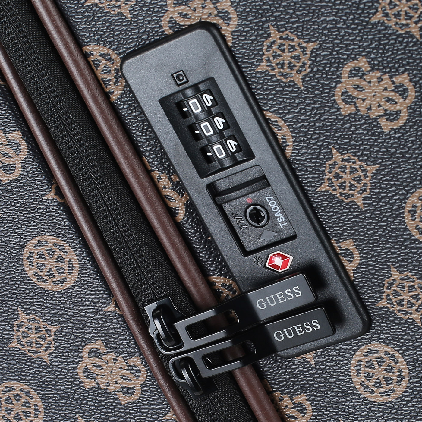 Чемодан большой L из полиурeтана Guess Peony