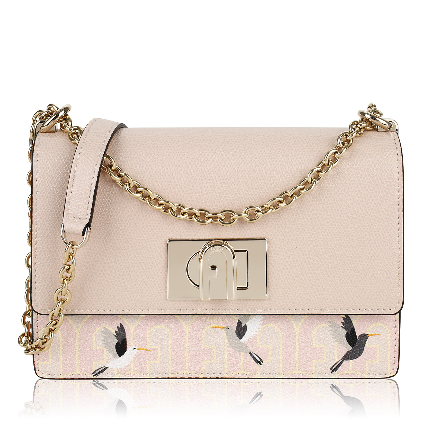 Furla Сумка из тисненой кожи