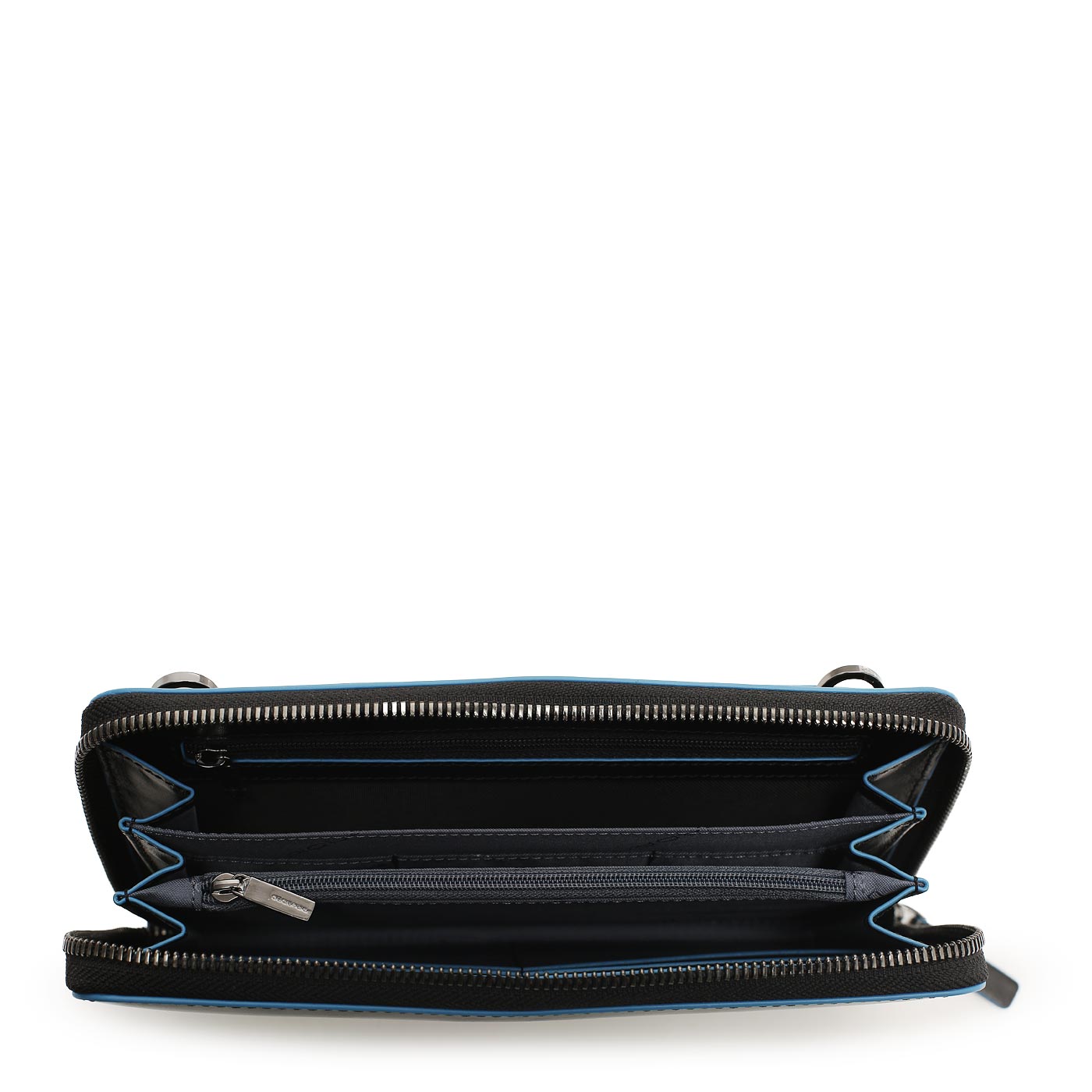 Кожаная визитка Piquadro Blue square