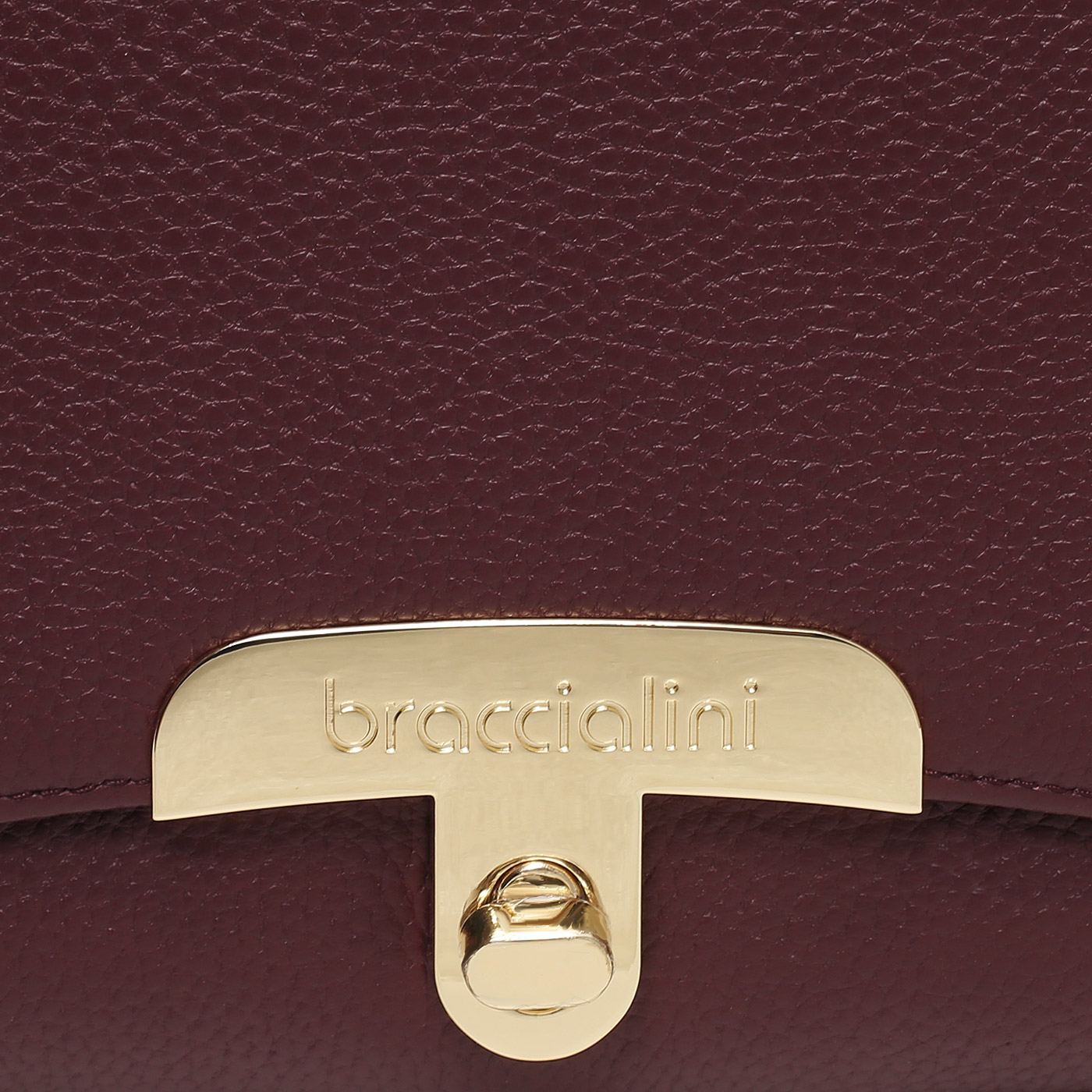 Кожаная сумка Braccialini Michelle