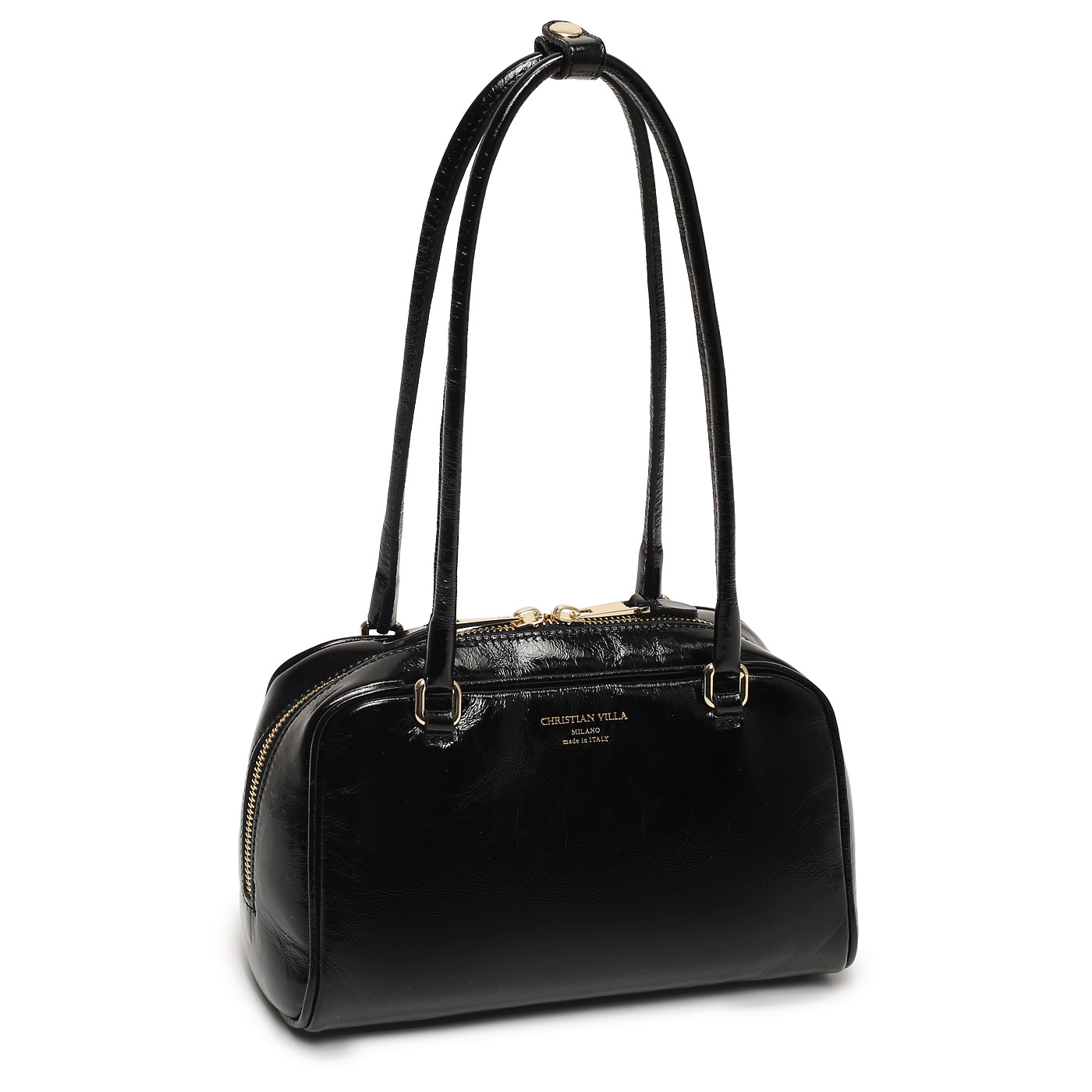 Кожаная сумка Christian Villa Athene Vernice
