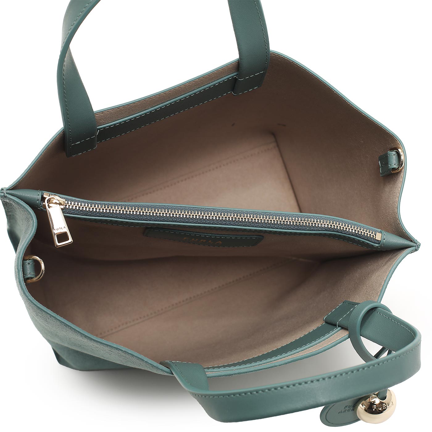 Кожаная сумка Furla Divide IT