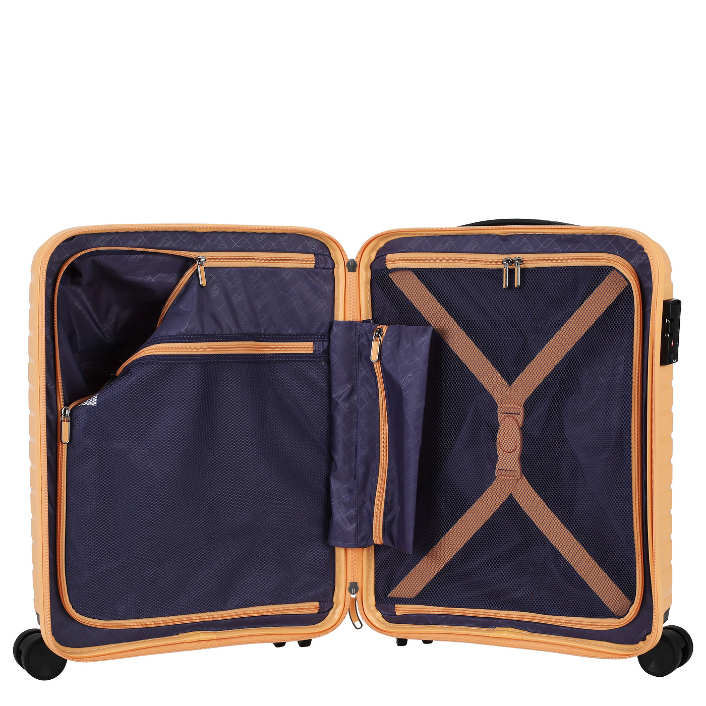 Чемодан для ручной клади из полипропилена Stevens Bubble