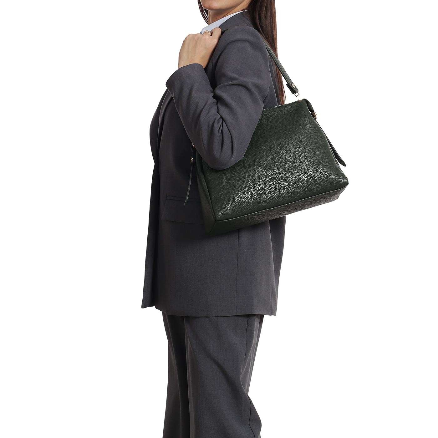 Кожаная сумка Sara Burglar Amelia Safari