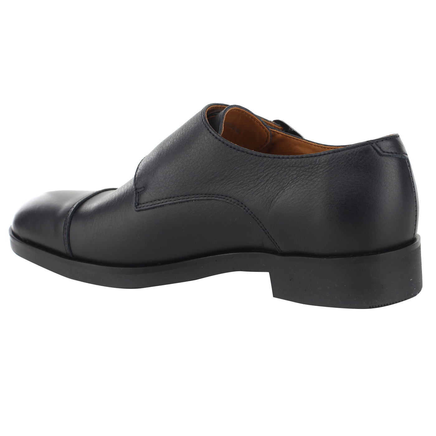 Черные мужские туфли-монки Cerruti 1881 