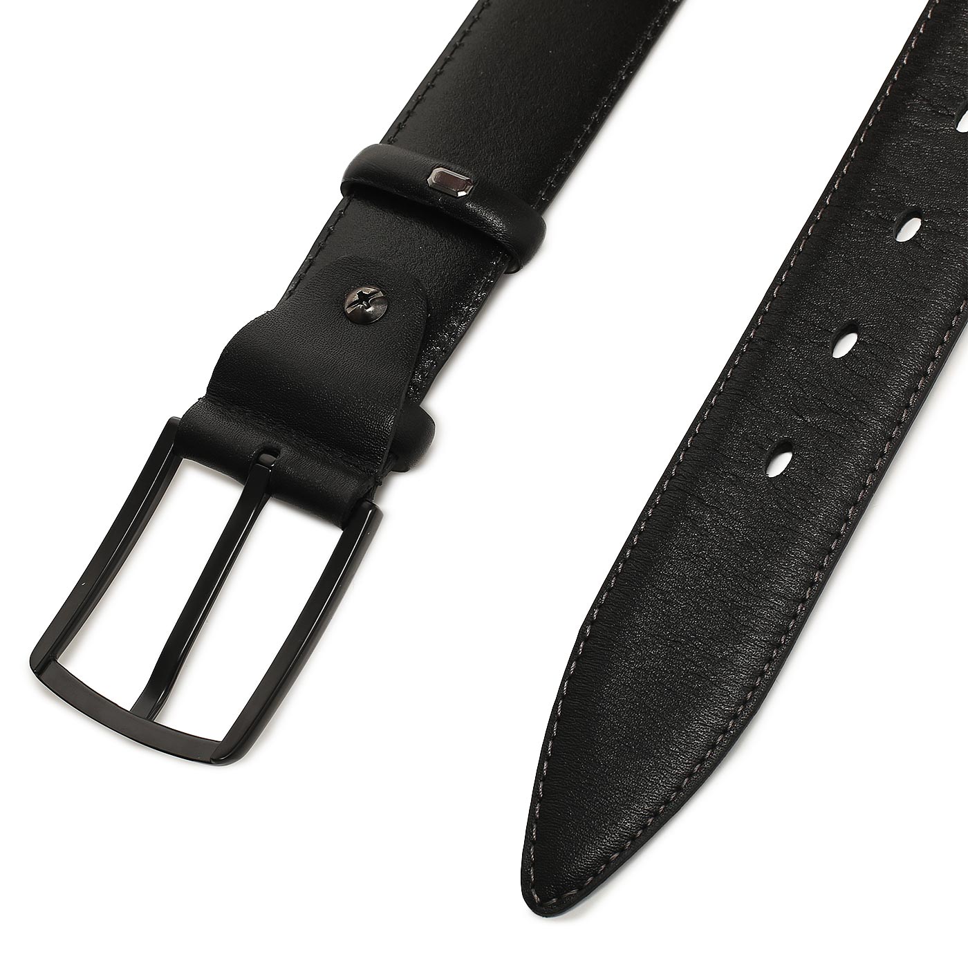 Ремень из гладкой кожи Stevens 