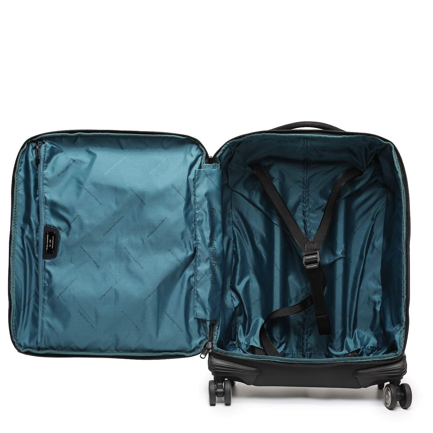 Чемодан для ручной клади из полиурeтана Piquadro Corner