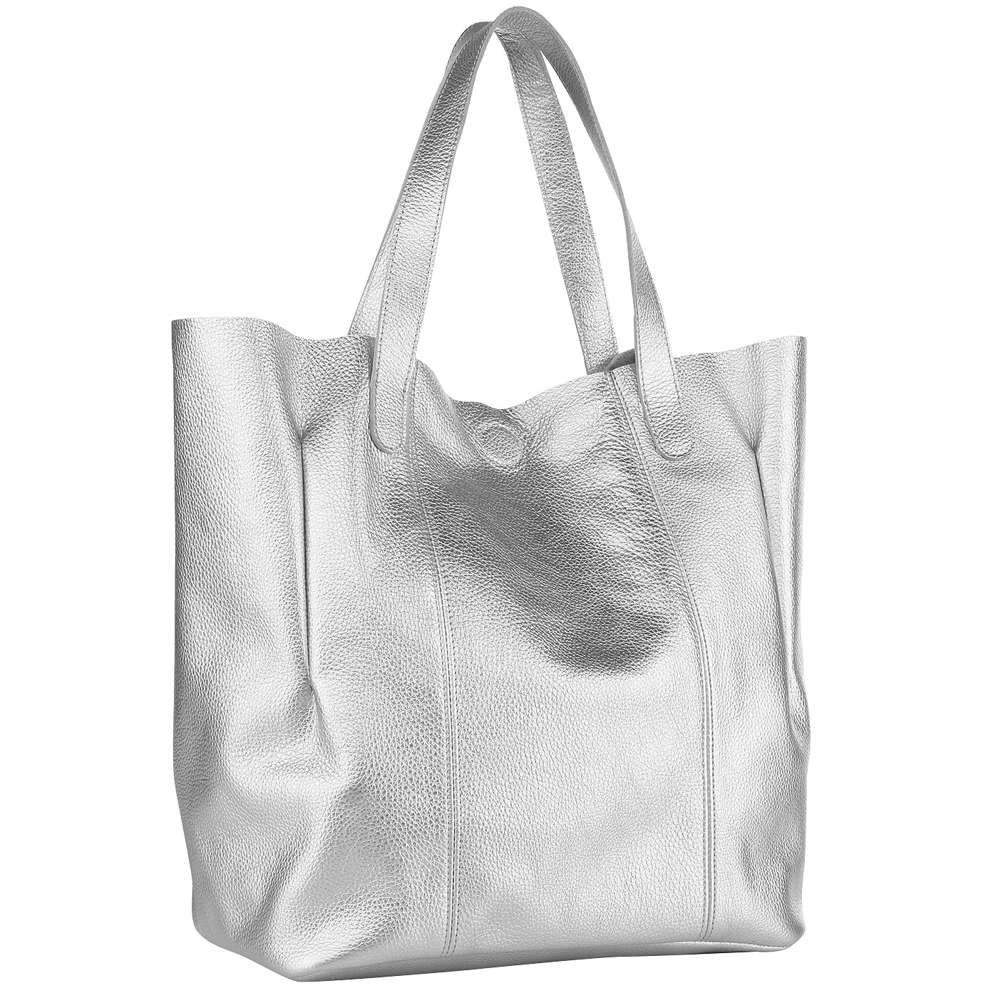 Женская вместительная сумка из натуральной кожи Chatte 