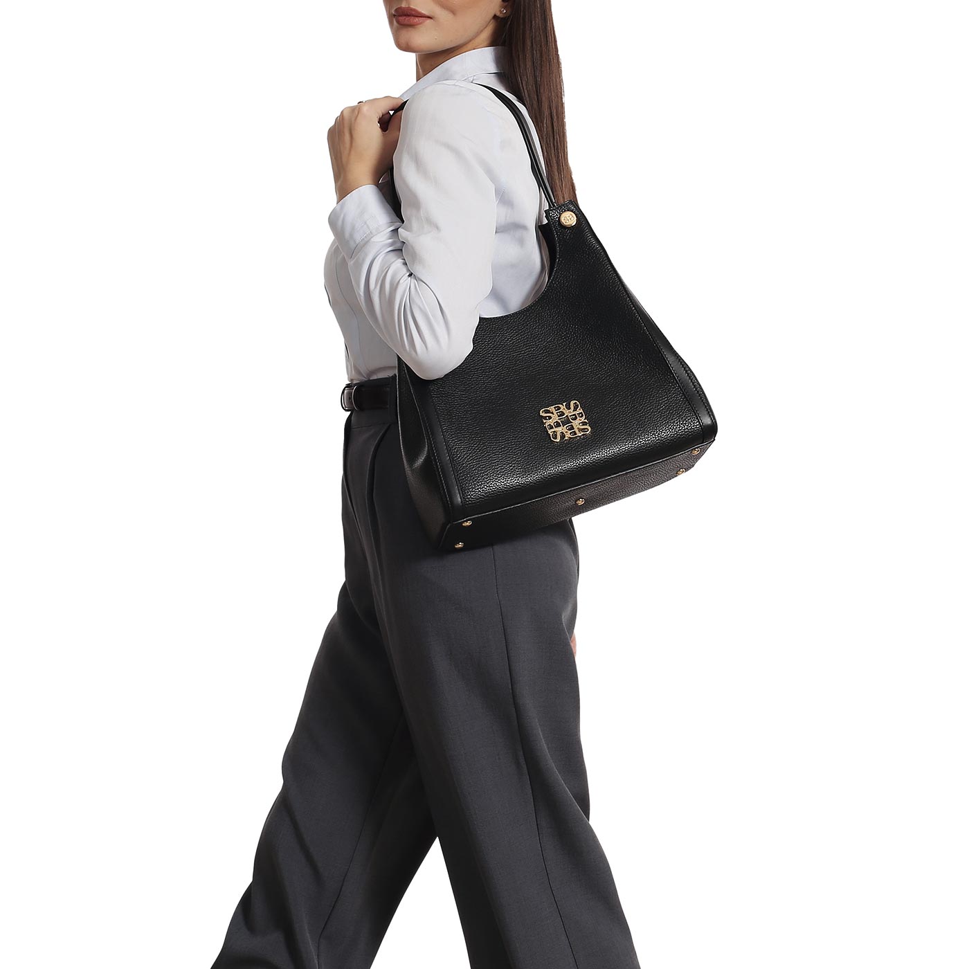 Кожаная сумка Sara Burglar Mariel Dollaro