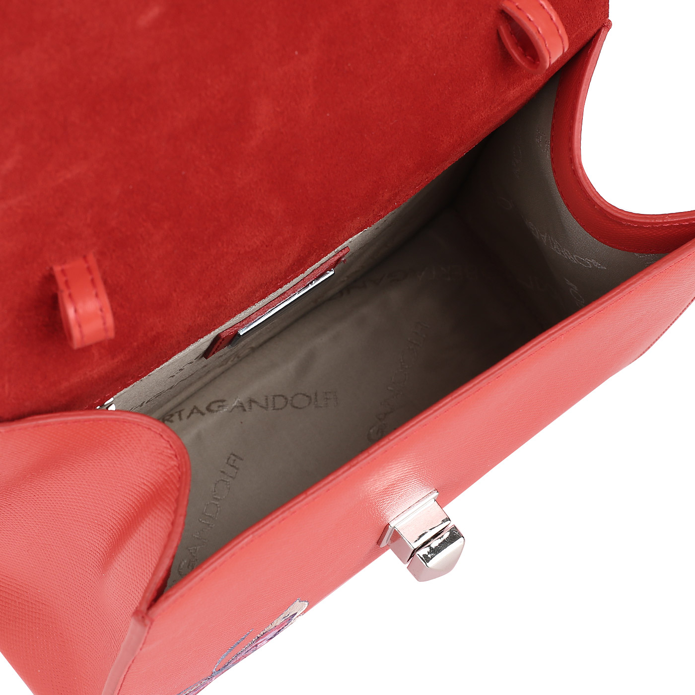Женская сумочка из красной кожи Roberta Gandolfi Anastasia