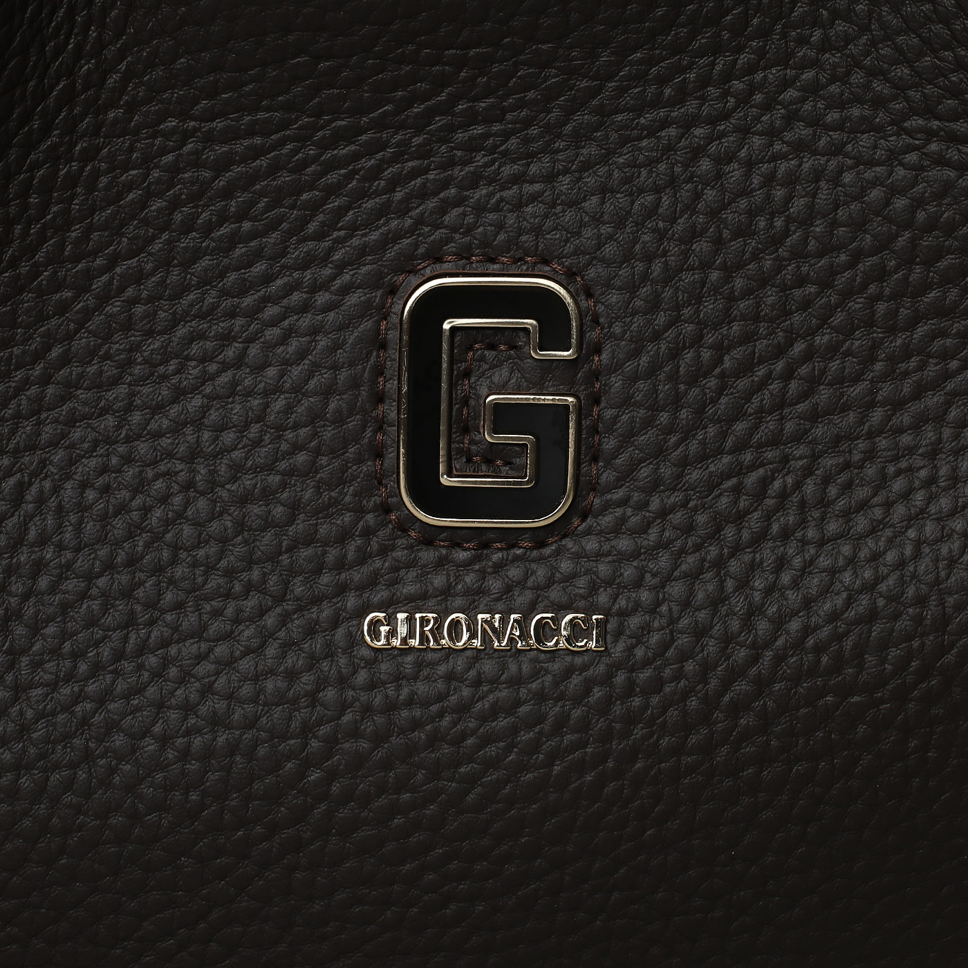 Кожаная сумка с косметичкой Gironacci Velvet