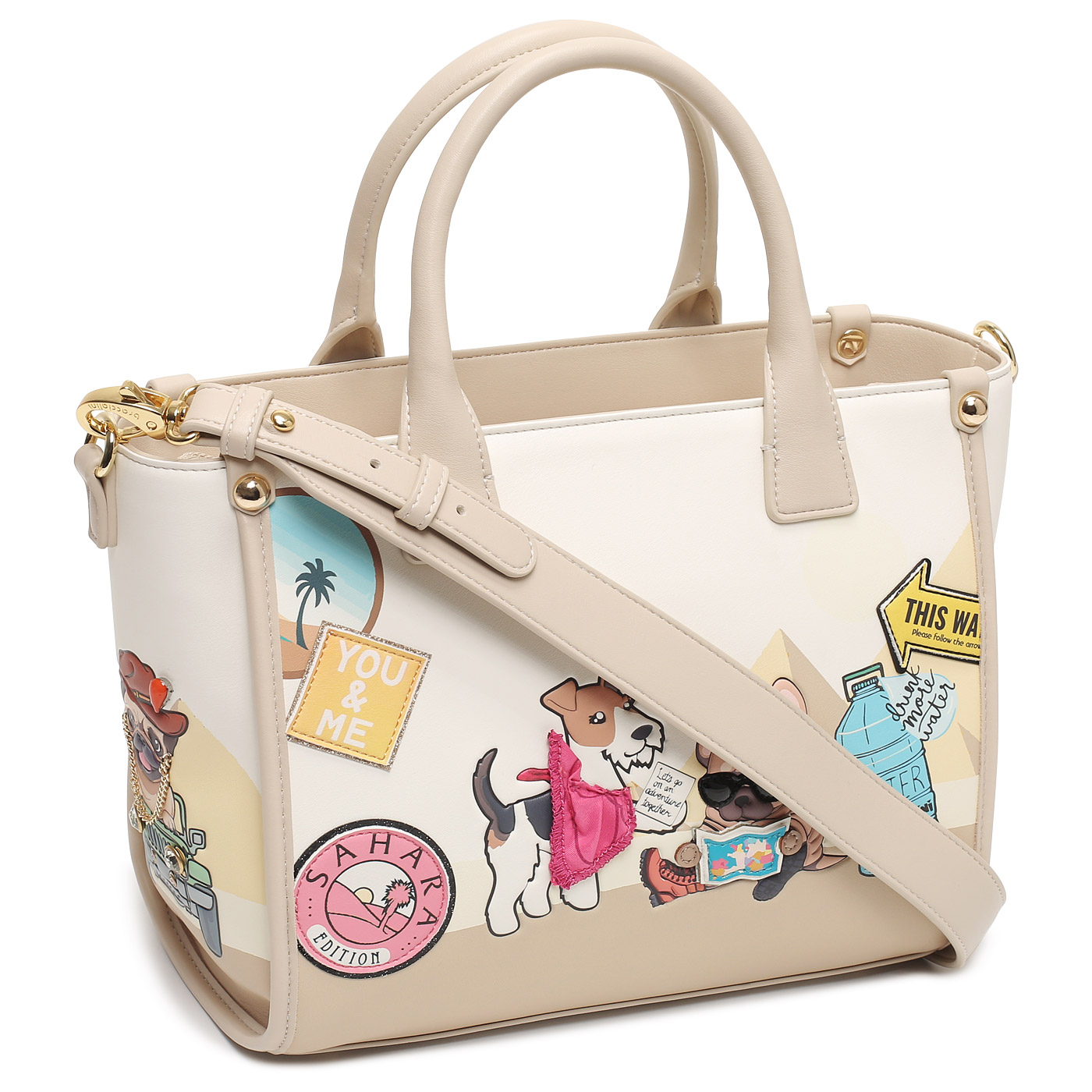 Сумка с короткими ручками Braccialini All Round