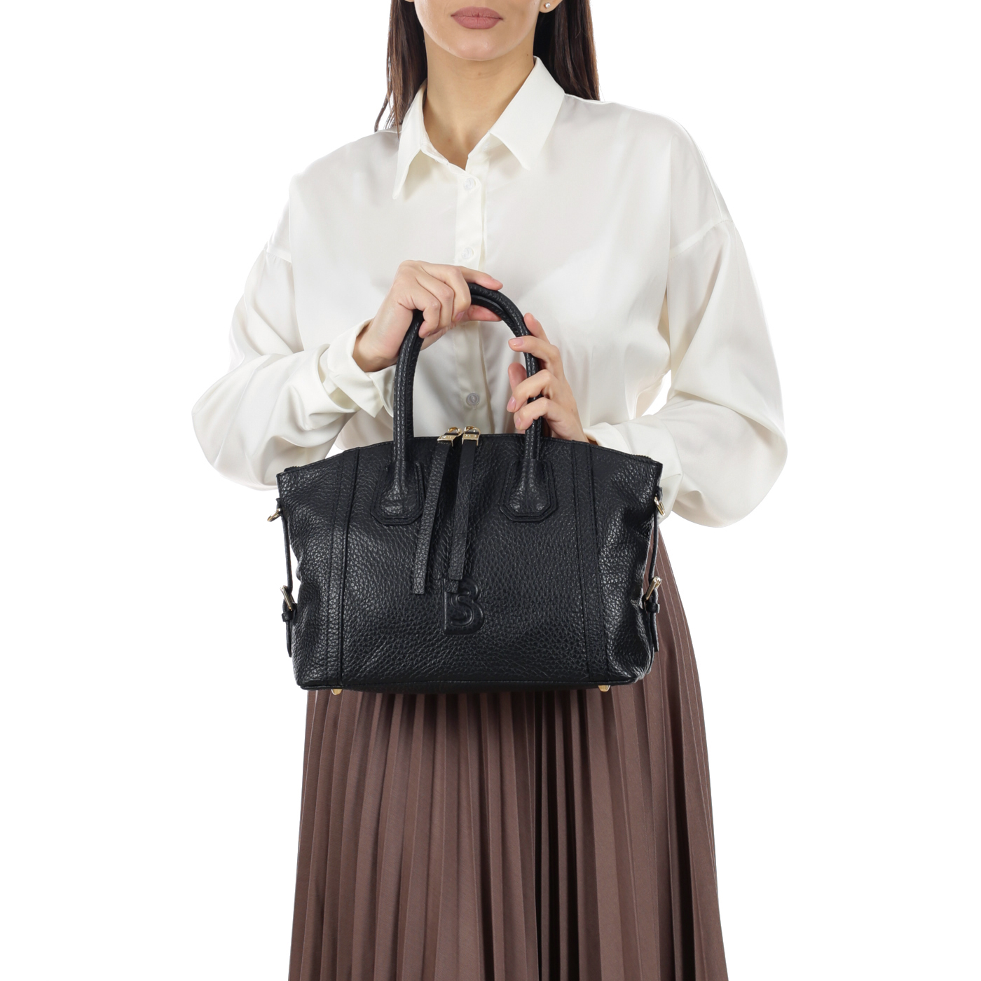 Кожаная сумка Sara Burglar Roberta Bufalo