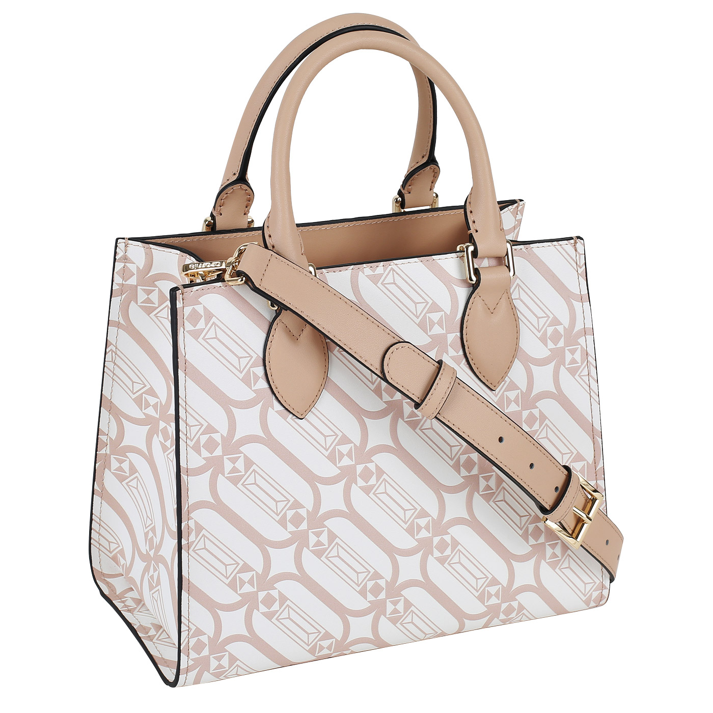 Кожаная сумка с брелоком Cromia Glam
