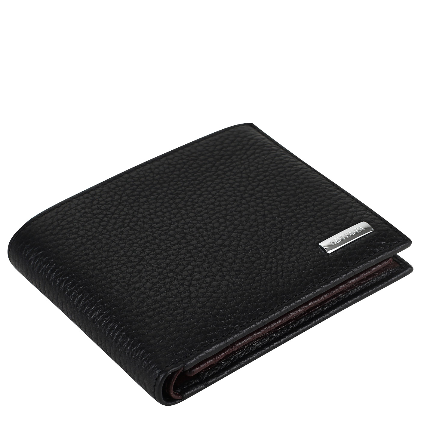 Портмоне из зернистой кожи Neri Karra 