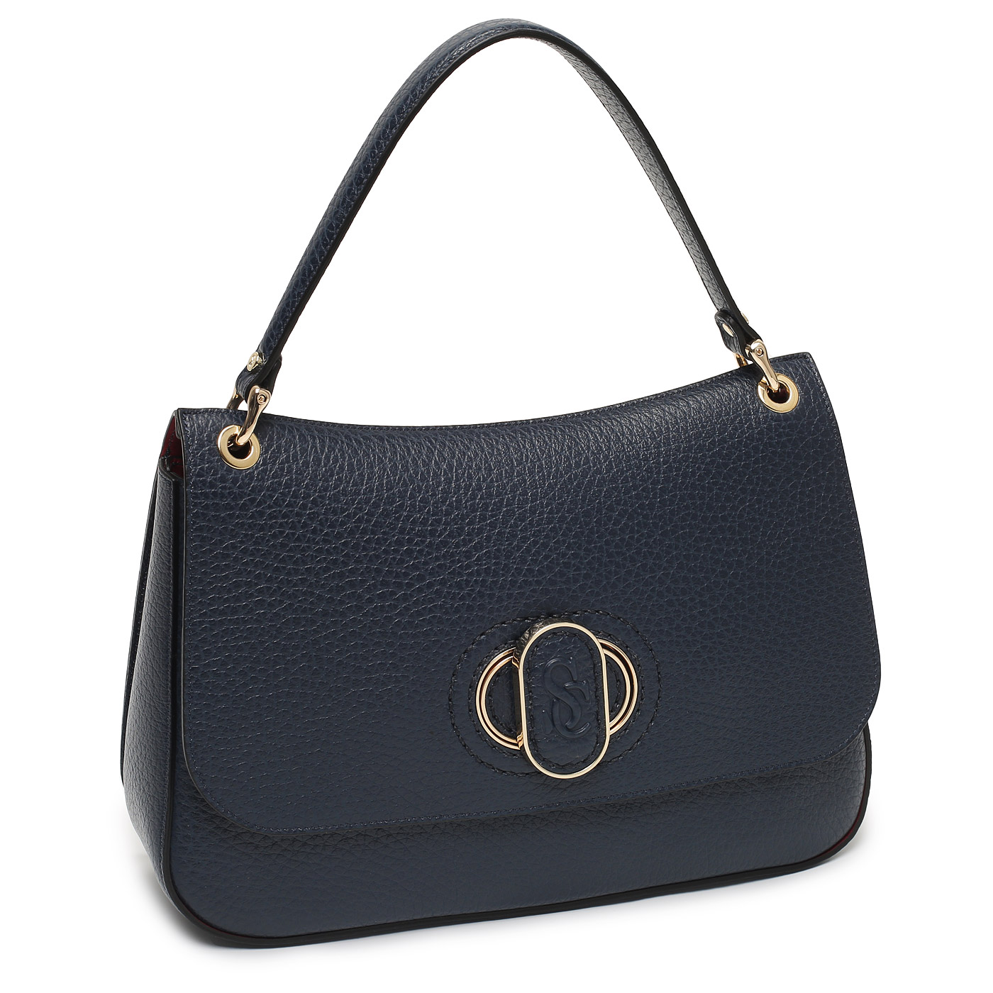 Кожаная сумка Carlo Salvatelli Madeleine cervino