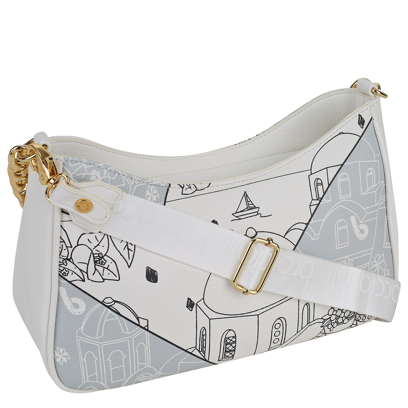 Сумка через плечо Braccialini Cartoline