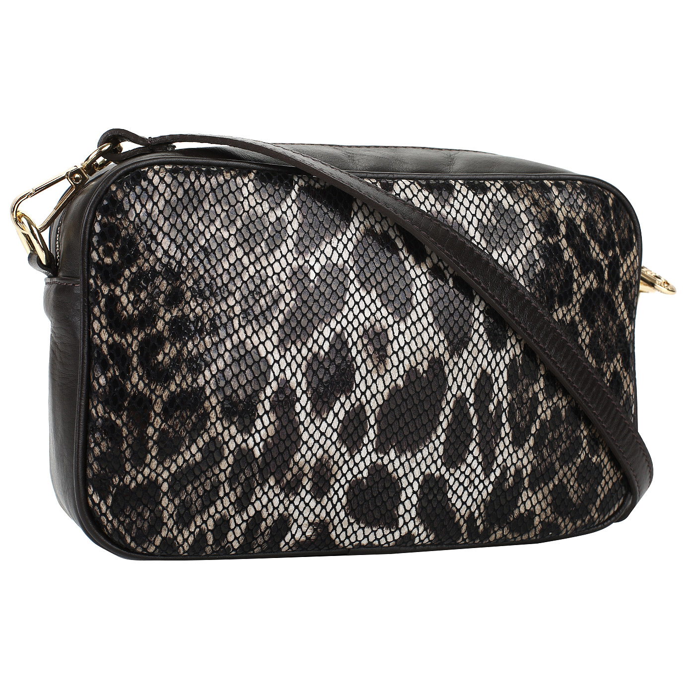 Кожаная сумочка через плечо Sara Burglar Noemi Leopard