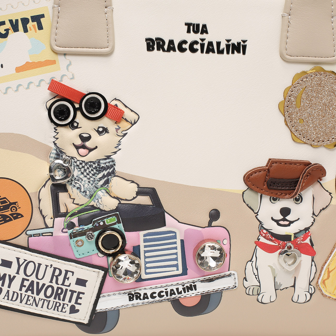 Сумка с короткими ручками Braccialini All Round