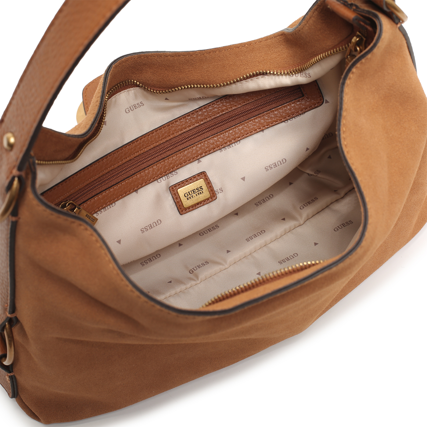 Кожаная сумка Guess Camden