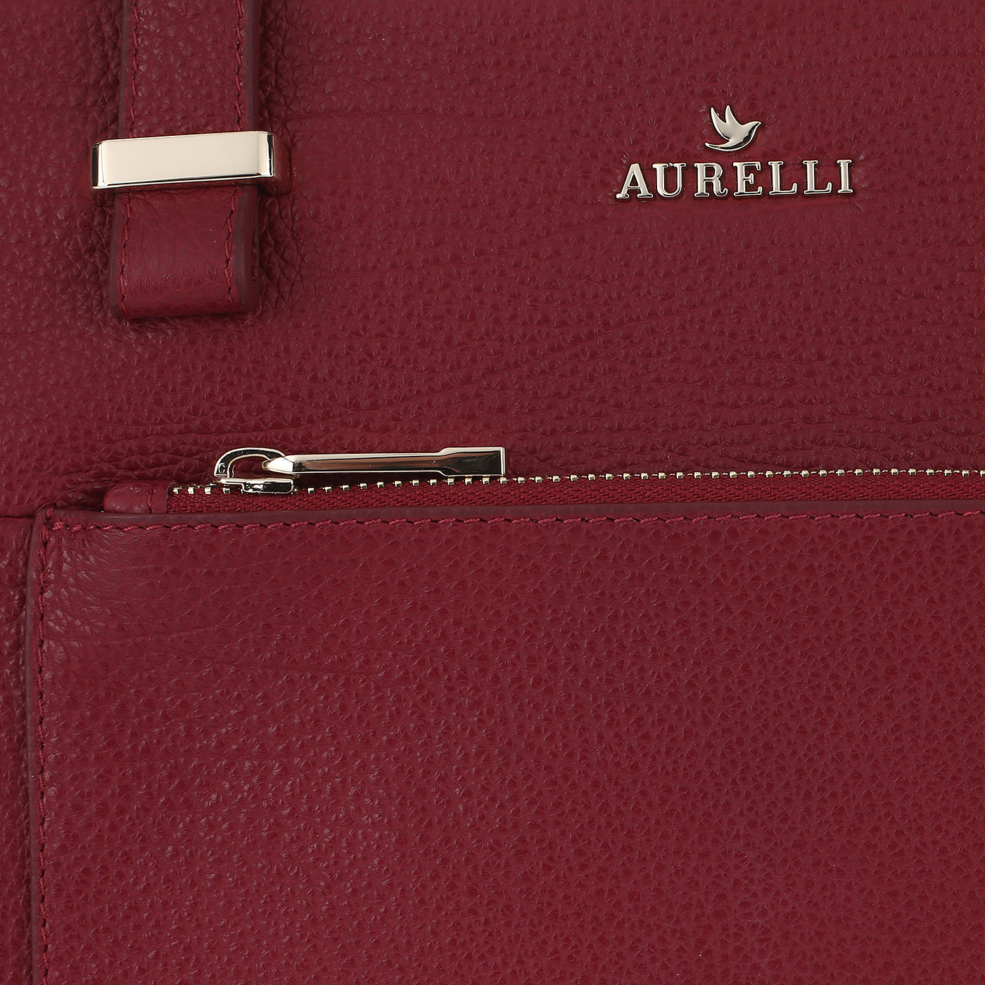 Классическая сумка с тремя отделами Aurelli 