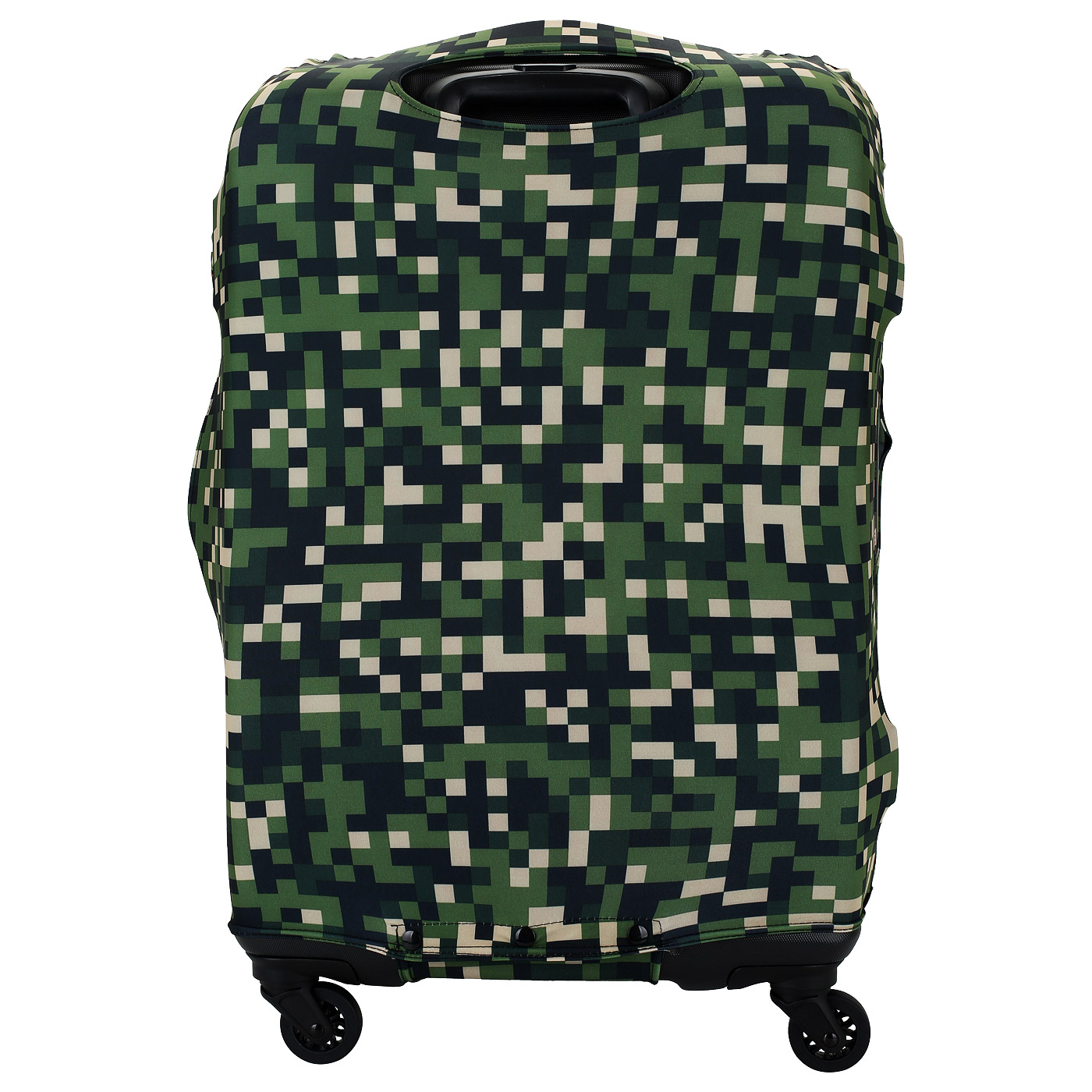 Чехол для чемодана Eberhart Green Camo Pixels