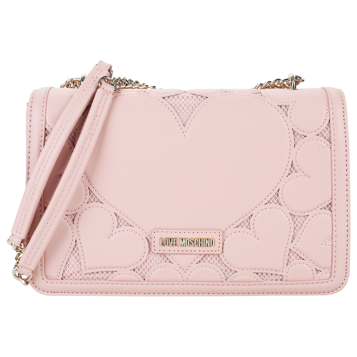 Love Moschino Женская розовая сумочка с декором