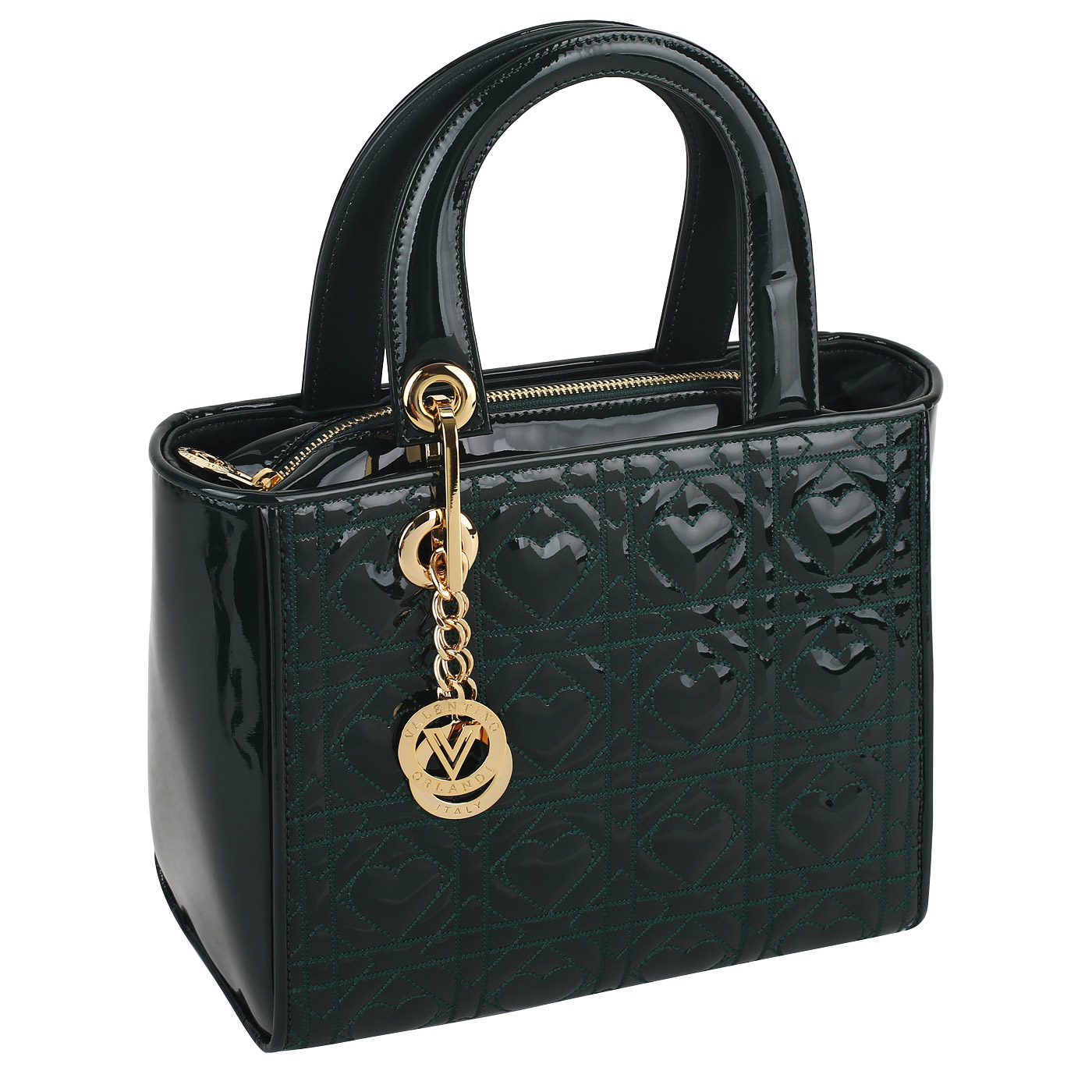 Кожаная сумка Valentino Orlandi Renne Shine