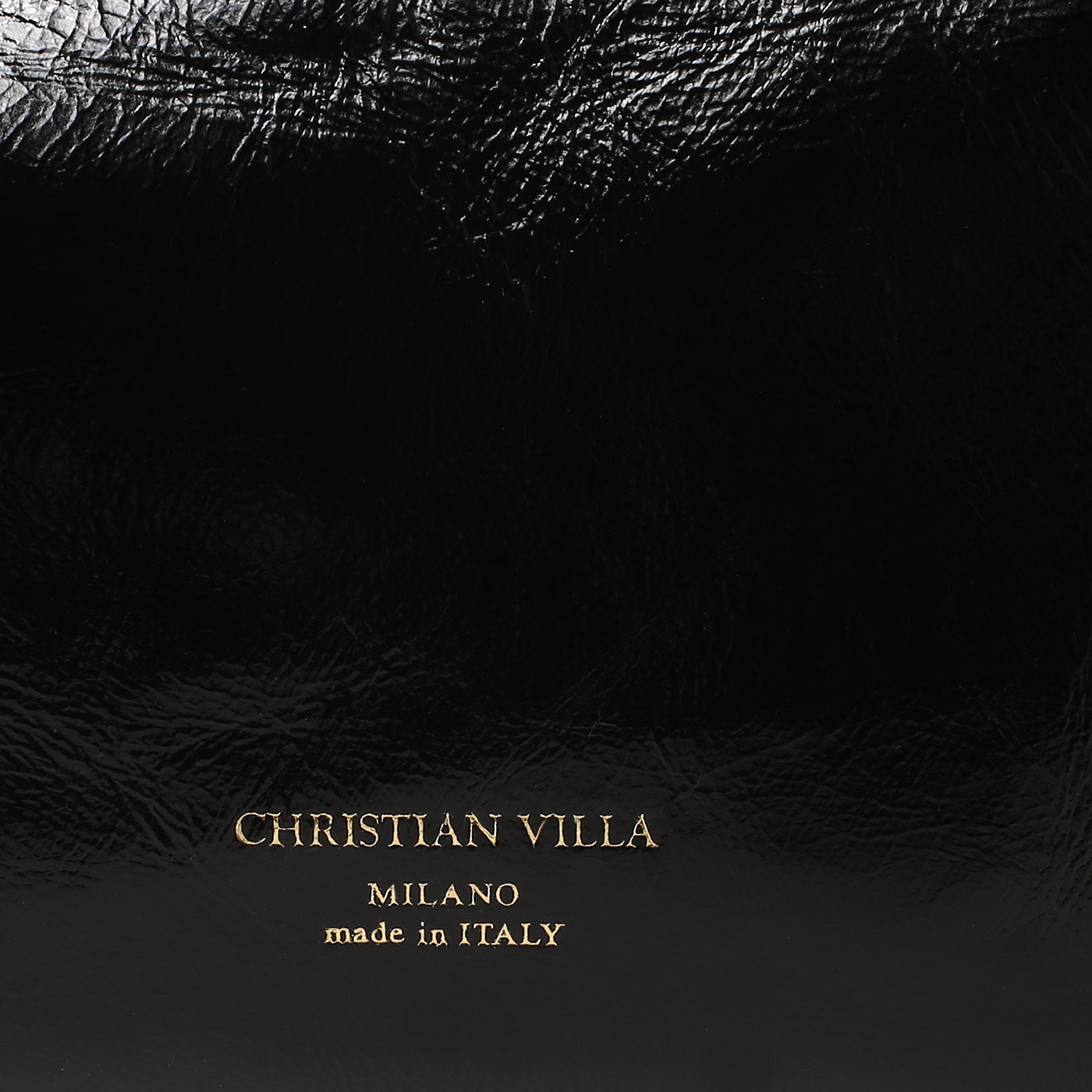 Кожаная сумка Christian Villa Athene Vernice