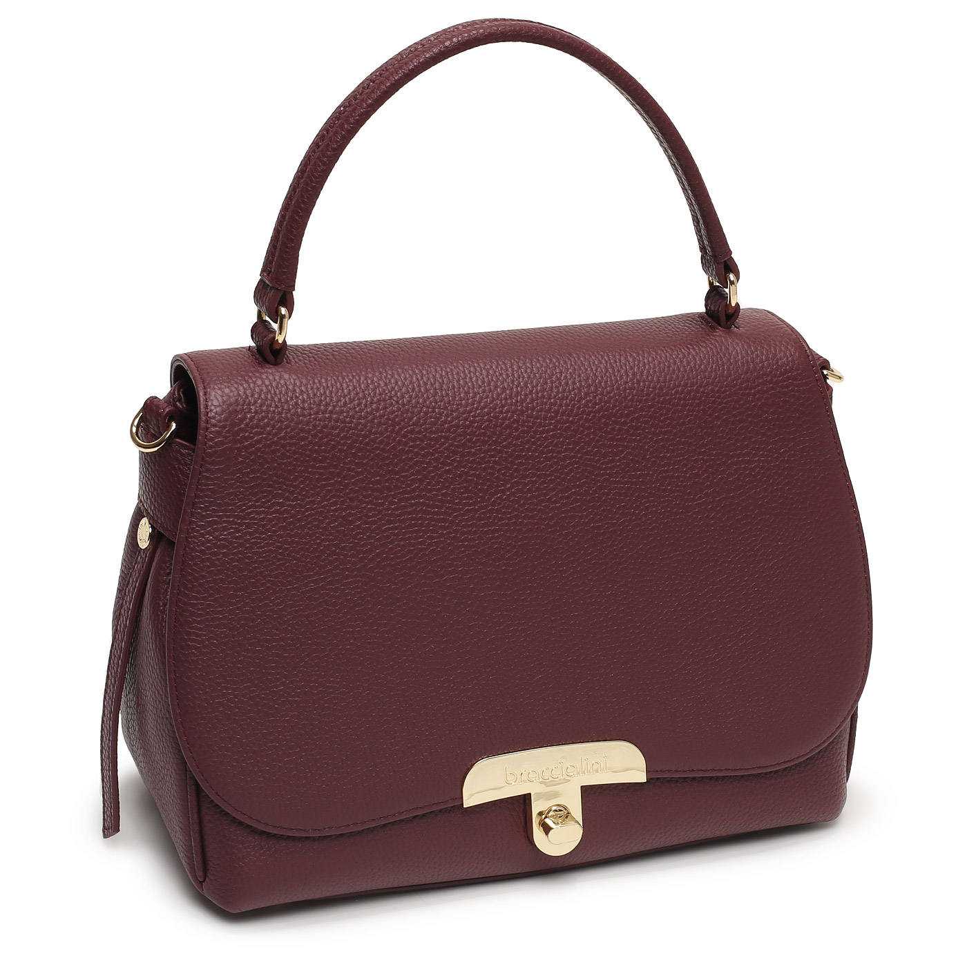 Кожаная сумка Braccialini Michelle