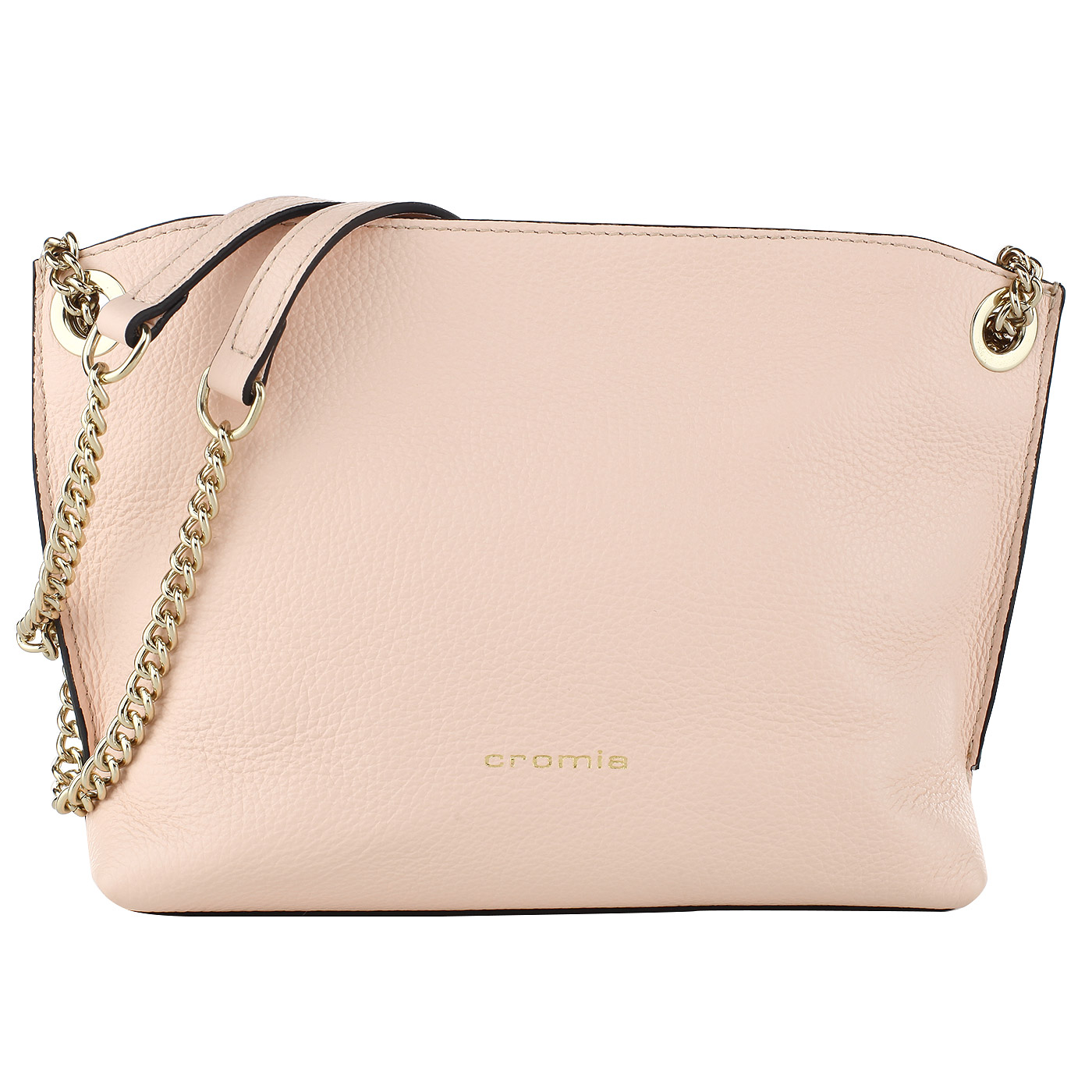 Cromia Розовая кожаная сумочка