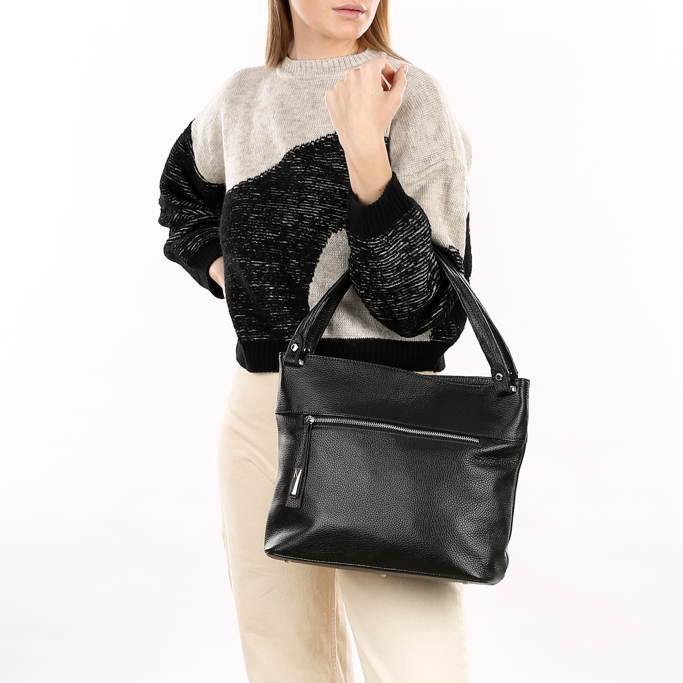 Кожаная сумка Curanni 