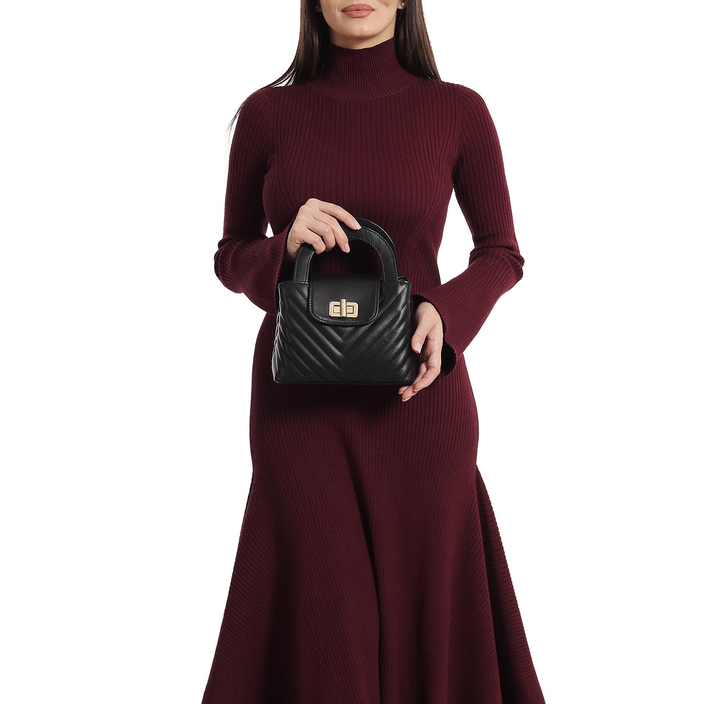 Кожаная сумка Sara Burglar Giola Trapunto