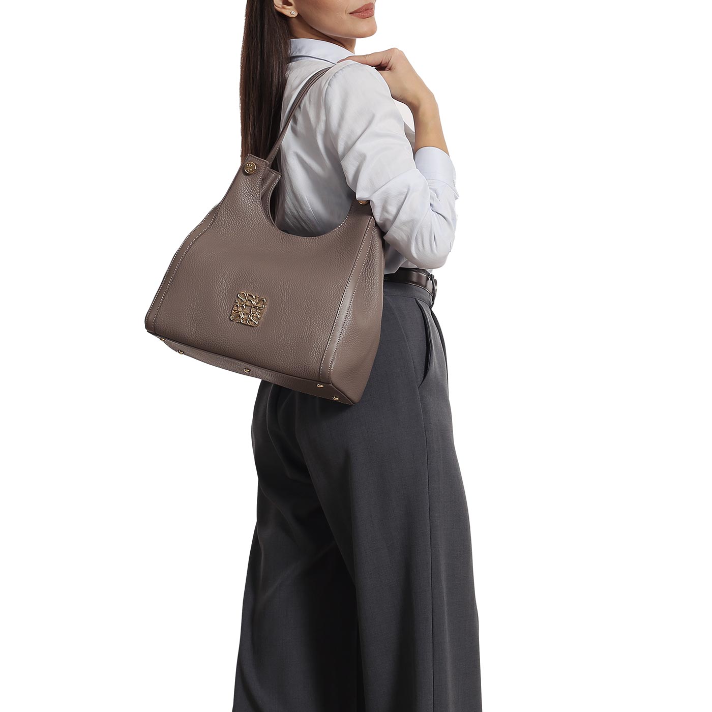 Кожаная сумка Sara Burglar Mariel Dollaro