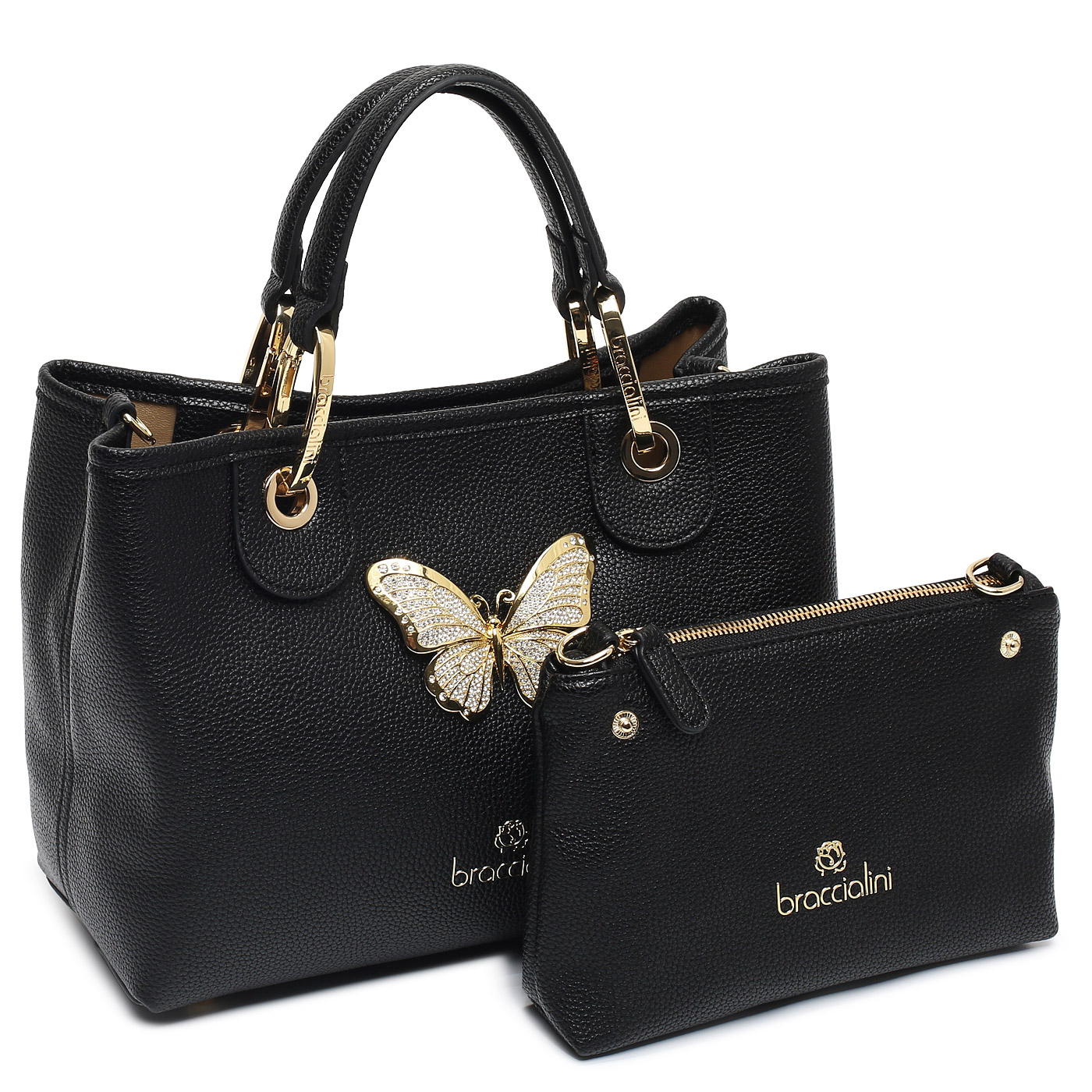Сумка с двумя ручками Braccialini Beth jewels
