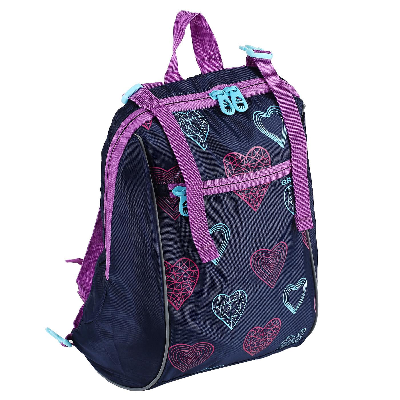 Детский рюкзак с мешком для обуви Grizzly 