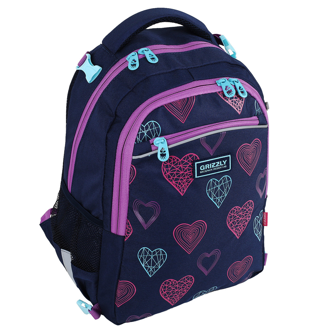 Детский рюкзак с мешком для обуви Grizzly 