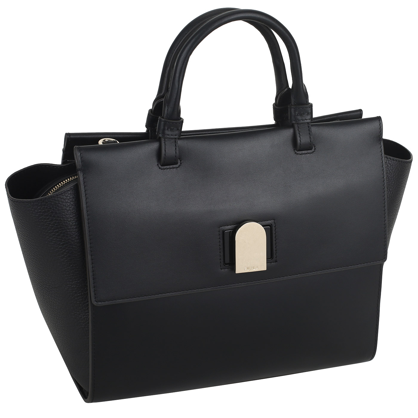 Кожаная сумка Furla Emma