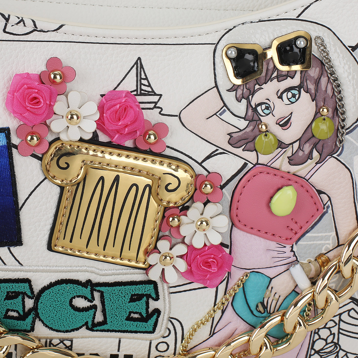 Сумка через плечо Braccialini Cartoline