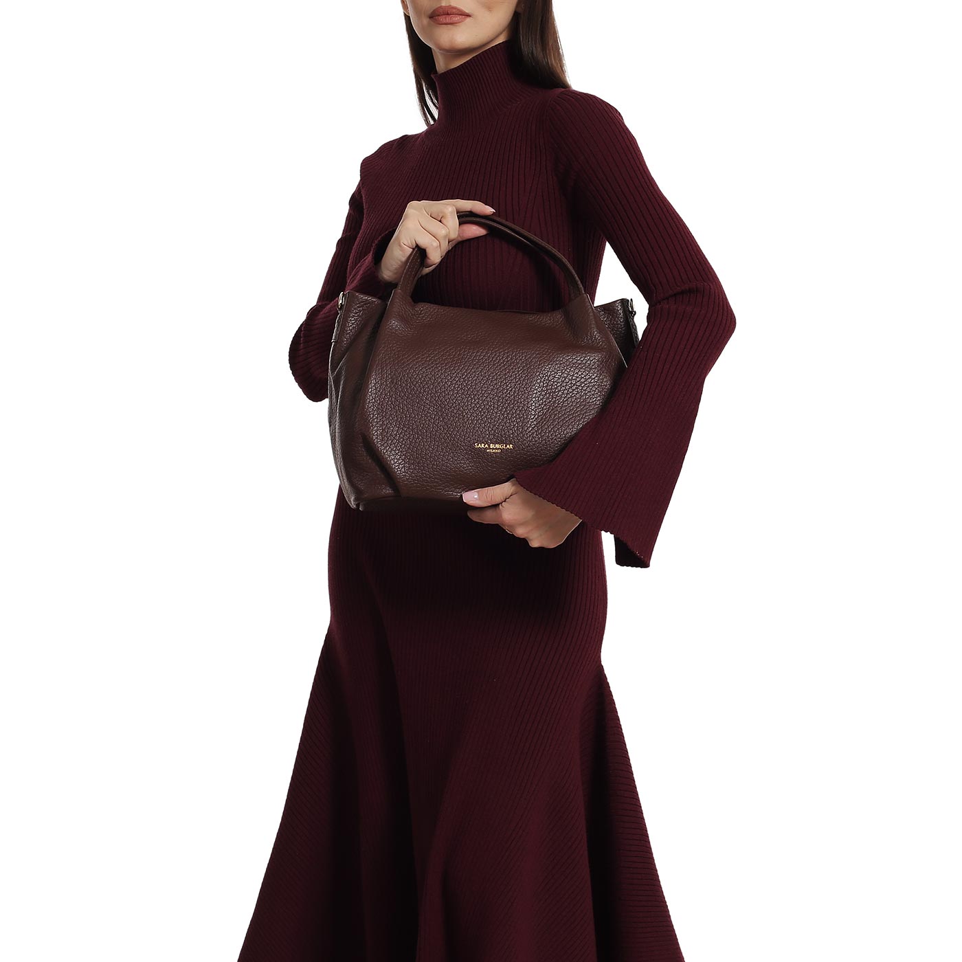 Кожаная сумка Sara Burglar Giovanna Safari