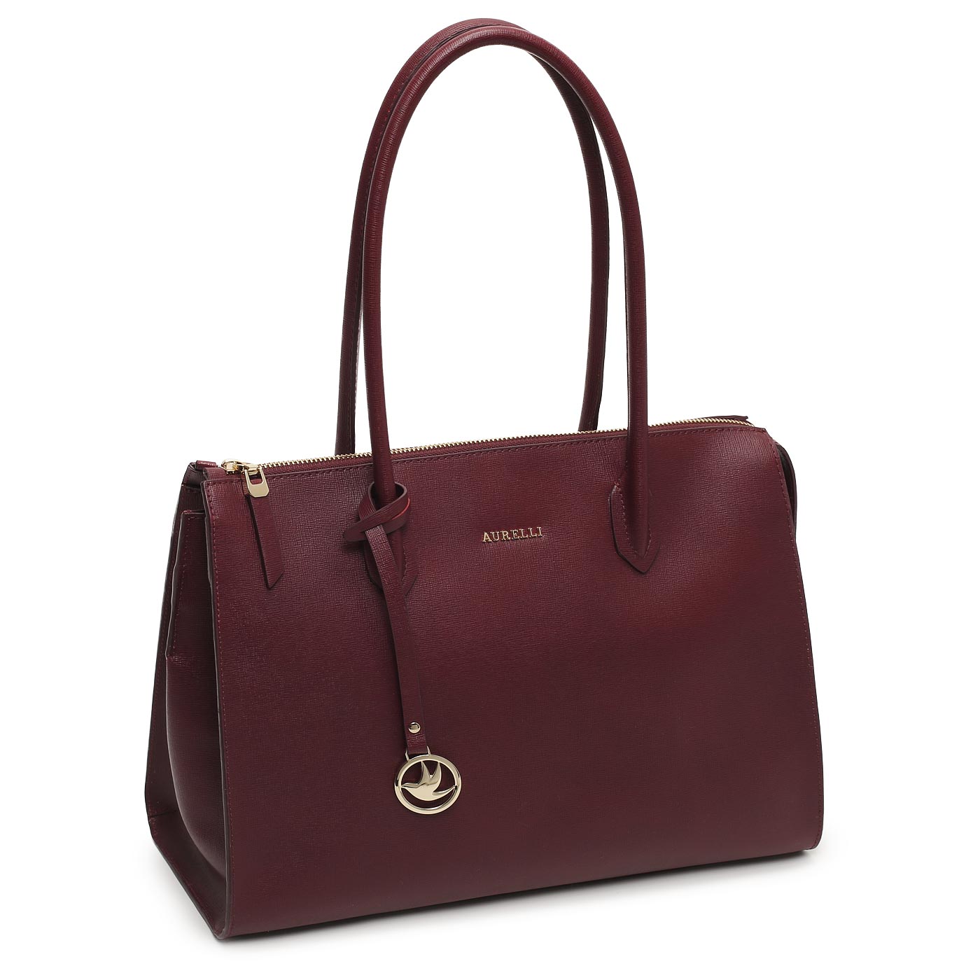 Кожаная сумка Aurelli Saffiano