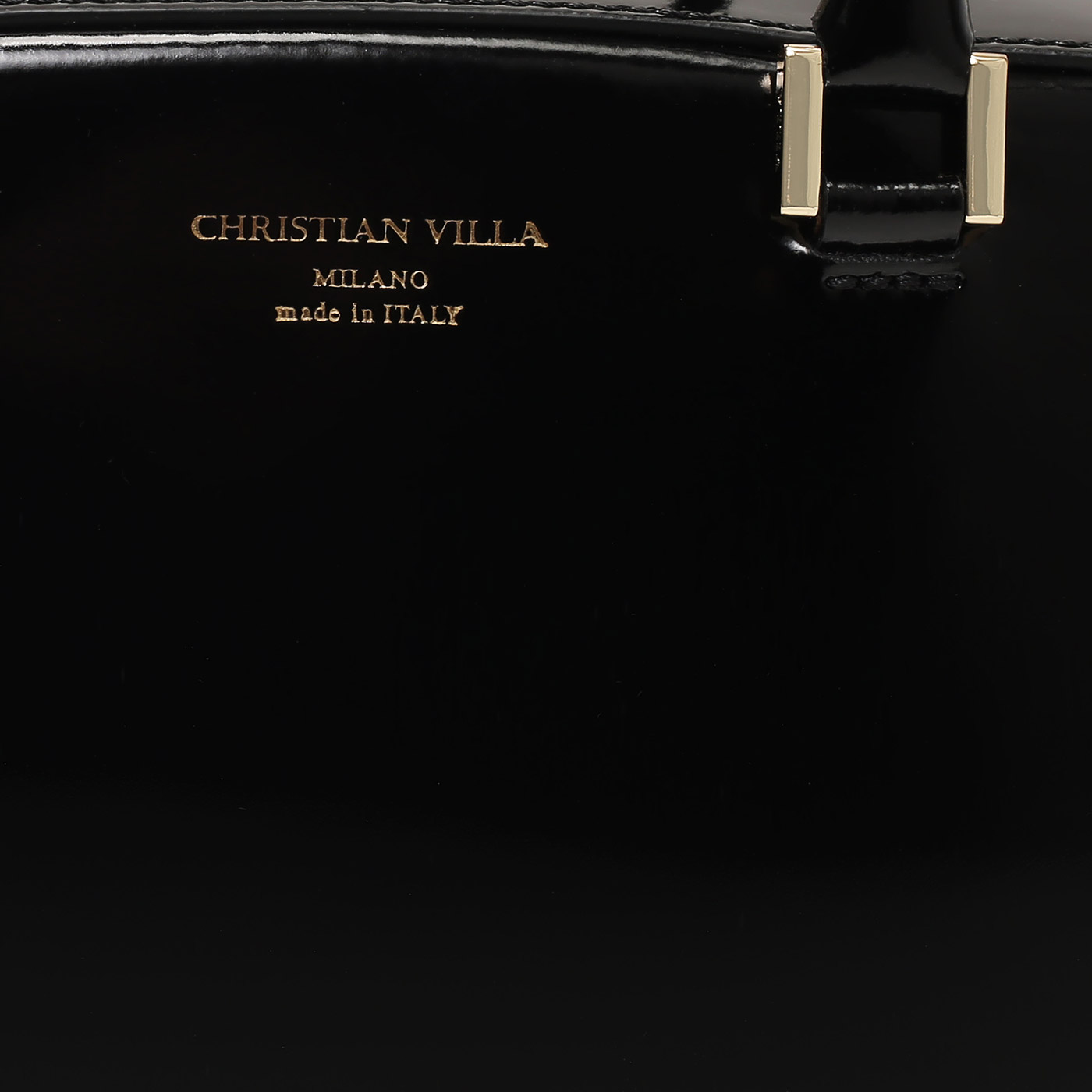 Глянцевая сумка Christian Villa Vitello Specchio
