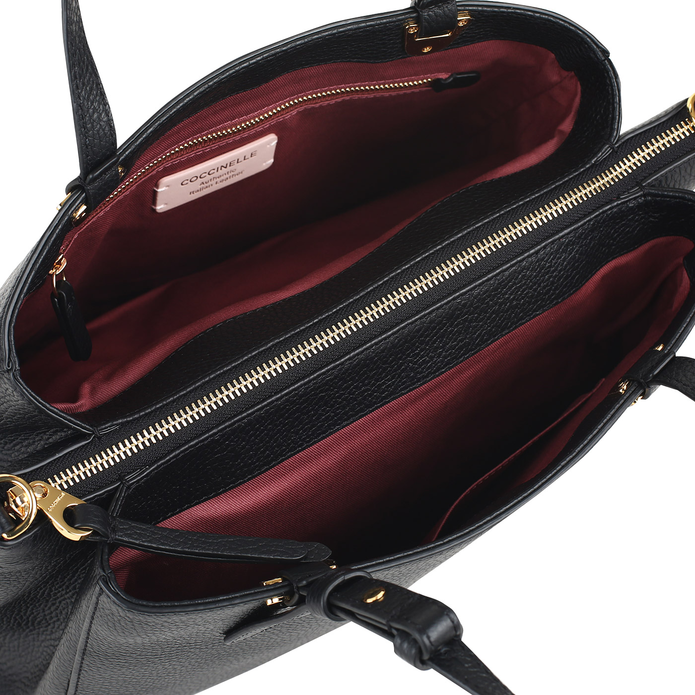 Кожаная сумочка с плечевым ремешком Coccinelle Lea